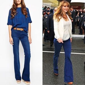 MiH • Marrakesh Jean Mid-Rise Kick Flare bootcut Christie dark wash stretch